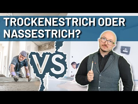 Vor- und Nachteile Trockenestrich vs. Nassestrich | Energieberater klärt auf