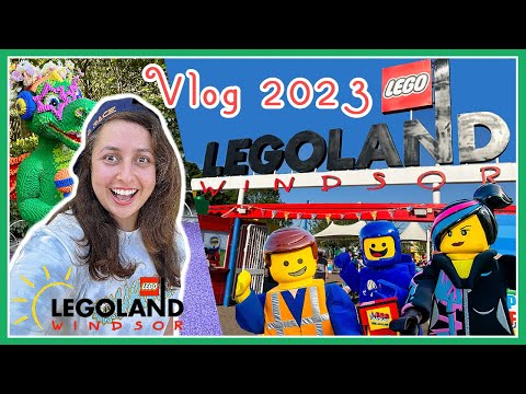 LEGOLAND Windsor Vlog 🇬🇧 | Fahrgeschäfte, Shows, Figuren, Essen & mehr! 2023 AD