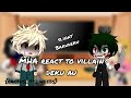 Class 1A React To Villain Deku Slight Bkdk MHA BNHA Gcrv