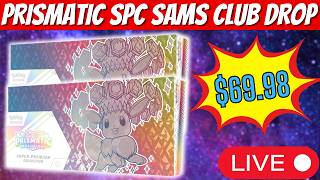 Prismatic Evolutions SPC Sams Club Drop Live! $69.98