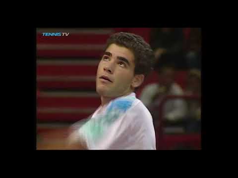 1992 Stockholm Masters SF Forget vs Sampras Extended Highlights