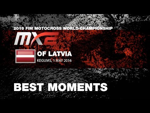 MX2 Qualifying Race Best Moments MXGP of Kegums Latvia 2016