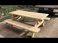 How To Build a 6ft Picnic Table