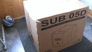 Video thumbnail for dB technologies sub 05D & Ev ZLX 12p unboxing by Nuray Incesu