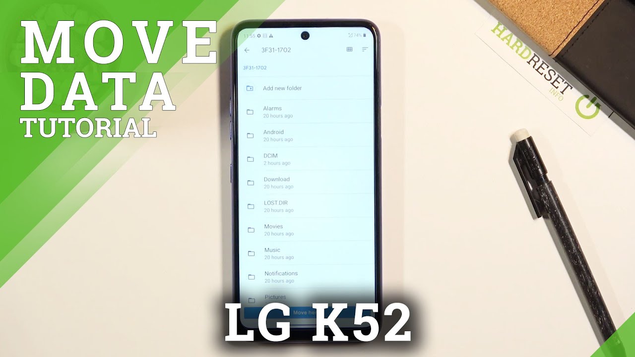 How to Transfer Files in LG K52 – Move Media