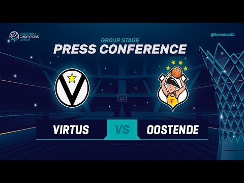 Segafredo Virtus Bologna v Filou Oostende - Press Conf - Basketball Champions League 2018-19
