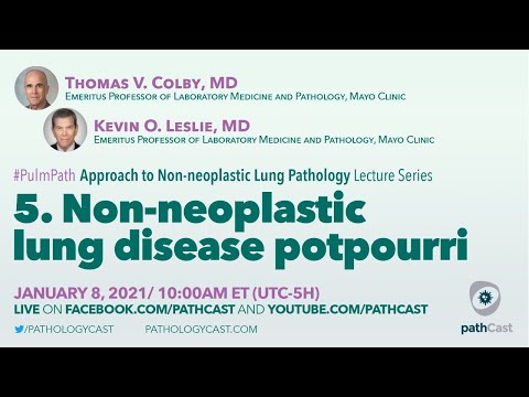Non-neoplastic lung disease potpourri - Dr. Leslie (Mayo) #PULMPATH