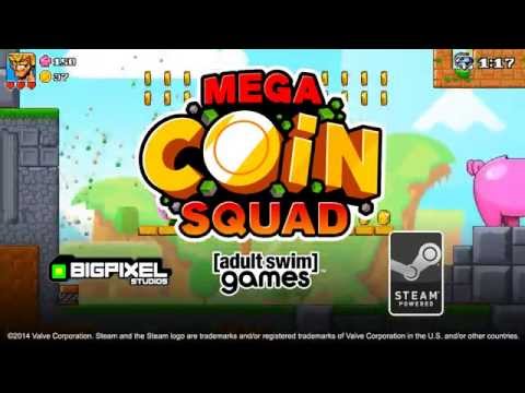 Mega Coin Squad Gameplay Trailer from Adult Swim Games | Adult Swim thumbnail