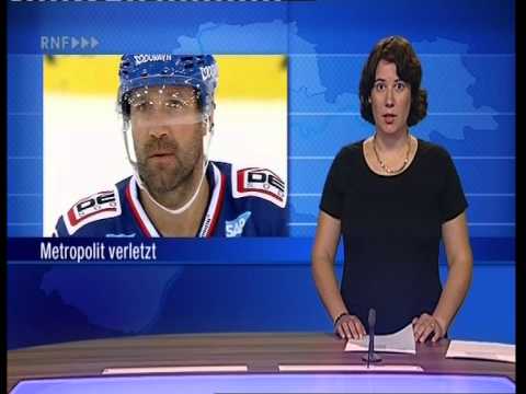 DEL 15-16 Adler Mannheim - Verletzung von Glen Metropolit