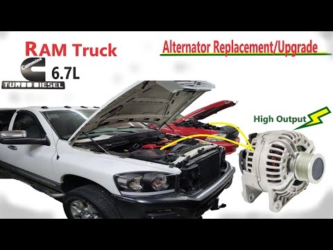 How to Replace & Upgrade to a High-Output Alternator | Dodge Ram 6.7L Cummins Diesel