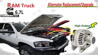 How to Replace & Upgrade to a High-Output Alternator | Dodge Ram 6.7L Cummins Diesel