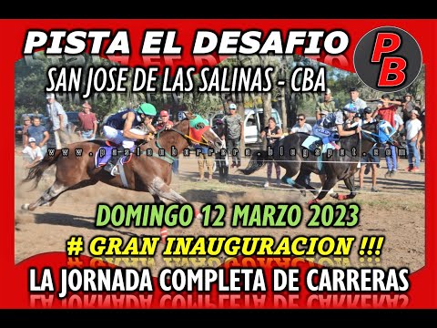 TODAS LAS CARRERAS EN LA INAUGURACION DE PISTA EL DESAFIO: SAN JOSE DE LAS SALINAS, CBA (12-03-2023)