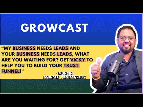 Client testimonial from Muhsin, Founder, Project Helix