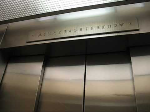 Fast Westinghouse Traction elevators at Nassau Community College Tower + view