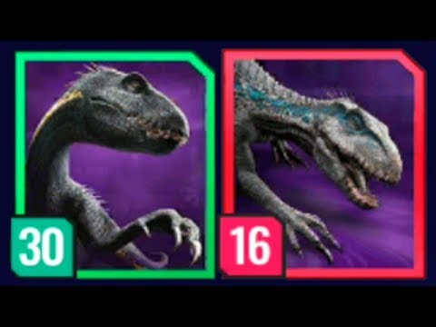 INDORAPTOR vs INDORAPTOR GEN 2 (JURASSIC WORLD ALIVE)