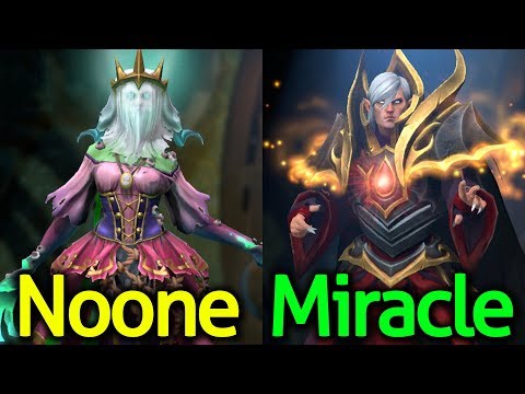 Miracle- [Invoker] vs Noone [Death Prophet] Dota 2 - Very High Skill