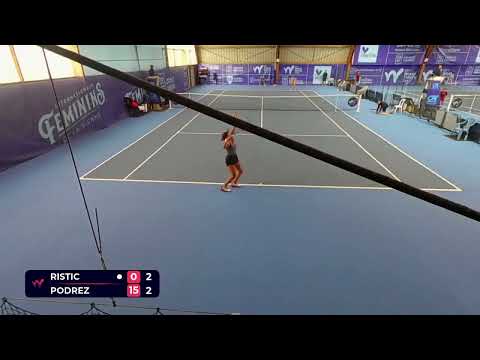 Mia Ristic [4] (SRB) vs Veronika Podrez (UKR) // 4-6 6-3 5-7 // W75 Poitiers // 2nd Round