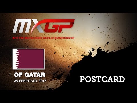 MXGP of QATAR 2017 Postcard - Motocross
