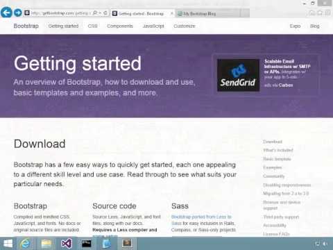 Trailer for Bootstrap 3.1: Introduction and Installing