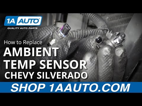 How to Replace Ambient Temp Sensor 14-19 Chevy Silverado