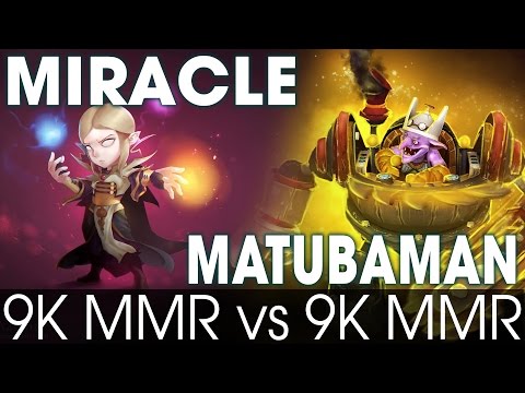 Miracle- Invoker vs Matubaman Timbersaw - 9000 MMR vs 9000 MMR