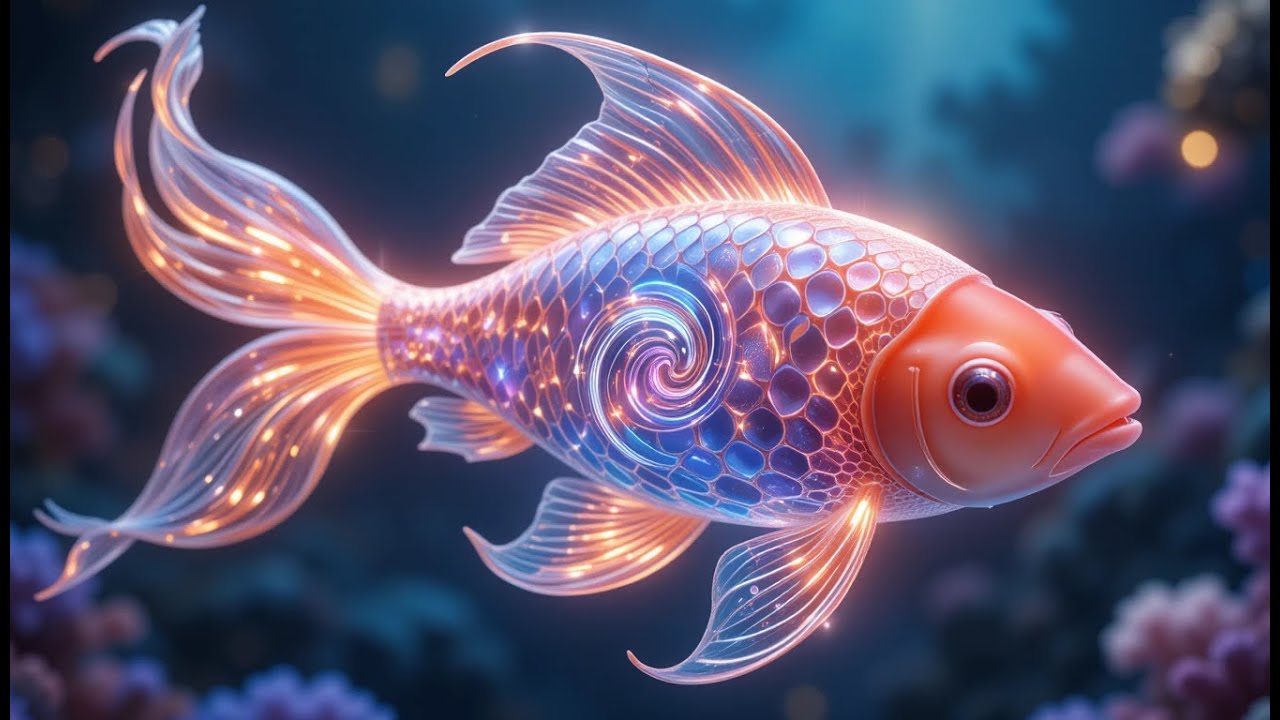AI Ocean Scene | Beautiful Animated Fish Swimming | 1