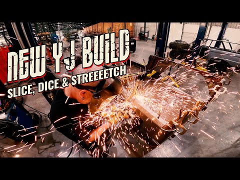 The NEW Motobilt Jeep YJ Build Project - Slice, Dice and STREEEETCH!