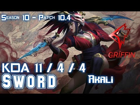 GRF Sword AKALI vs SYLAS Top - Patch 10.4 KR Ranked