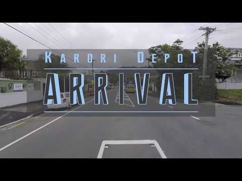 Arrival at Karori Depot