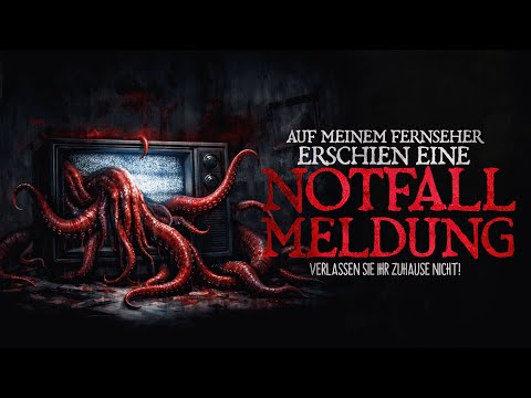 Notfallmeldung: „Verlassen Sie ihr Zuhause nicht!“ ◈ Creepypasta german deutsch [Horror Hörbuch]