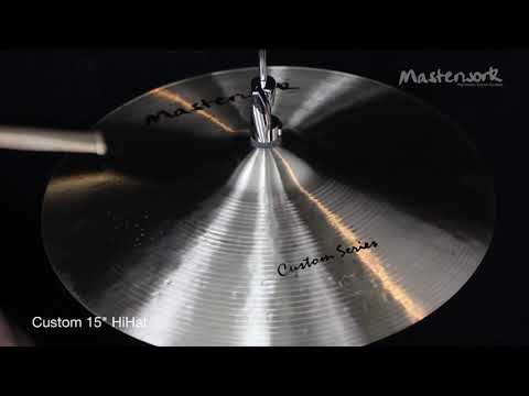 Masterwork Cymbals Custom Series 15'' Heavy Hi-Hats (Pair) image 2