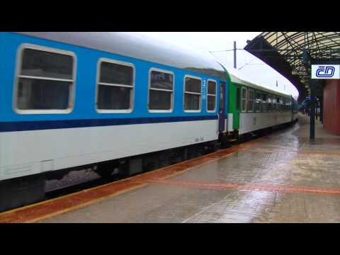 ČD 363 084 Pomozte dětem odjíždí z Prahy