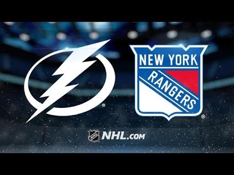 TAMPA BAY LIGHTNING VS NEW YORK RANGERS 3/30/18