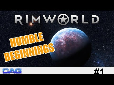 NOOB plays Rimworld 1.0 RANDY RANDOM EXTREME!   ||   So it begins   ||  Rimworld part 1