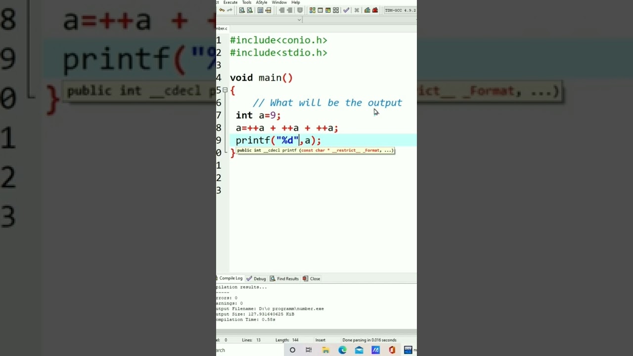 basic c question | c programs for practice | ms coder