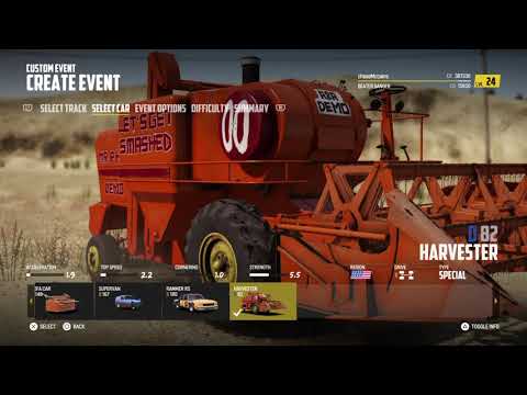 Wreckfest - harvester race goes wrong