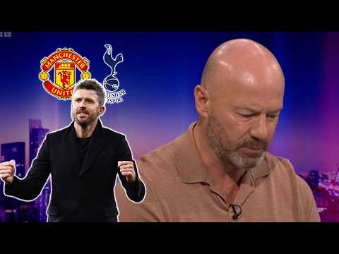 Alan Shearer Analysis on Michael Carrick Winning Tactics Man United vs Tottenham  2-0 MOTD