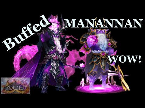 Manannan is Strong after buff! Quick guild war and test!  (Summoners War)