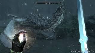 1 Hour of Skyrim on Nintendo Switch (Docked Gameplay)