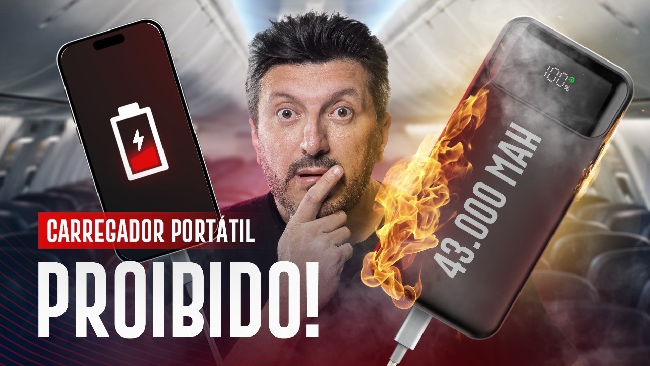 Vão PROIBIR carregadores portáteis nos aviões | EP. 1312