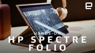 HP Spectre Folio Hands-On: HP made a laptop out of leather