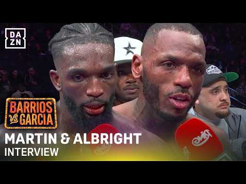 Frank Martin and Nahir Albright react to scoring a DRAW | Post Fight Interview