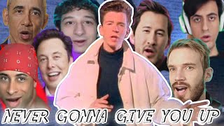 Memes Sing the  Never Gonna Give You Up  (Deepfake