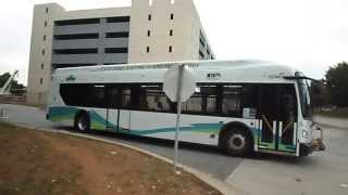 preview picture of video 'MTA Maryland: 2012 New Flyer XDE40 (Hybrid) #12048 on Route 59 @ Mount Hope Drive'