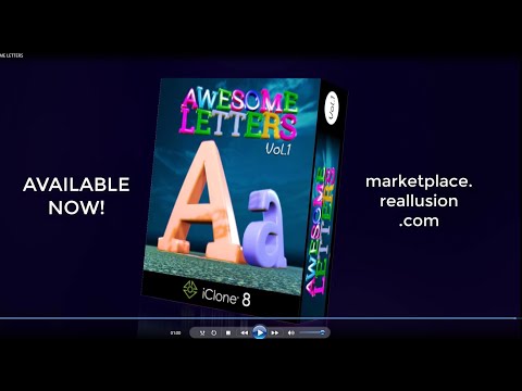 Awesome Letters for iClone 8