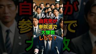 もしも自民党が参院選で大惨敗したら？#shorts