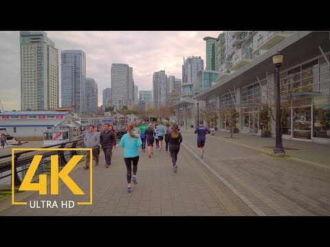 Vancouver, Canada - 4K Virtual Walking Tour Around the City