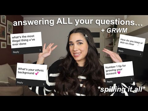 answering your questions... *Q&A + GRWM!!* 💌
