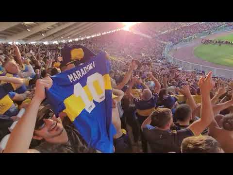 "Boca campeón 2022. Llora river, el ciclón y la academia " Barra: La 12 • Club: Boca Juniors