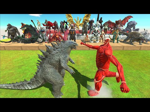Colossal Titan VS Kaiju Monster - ARBS
